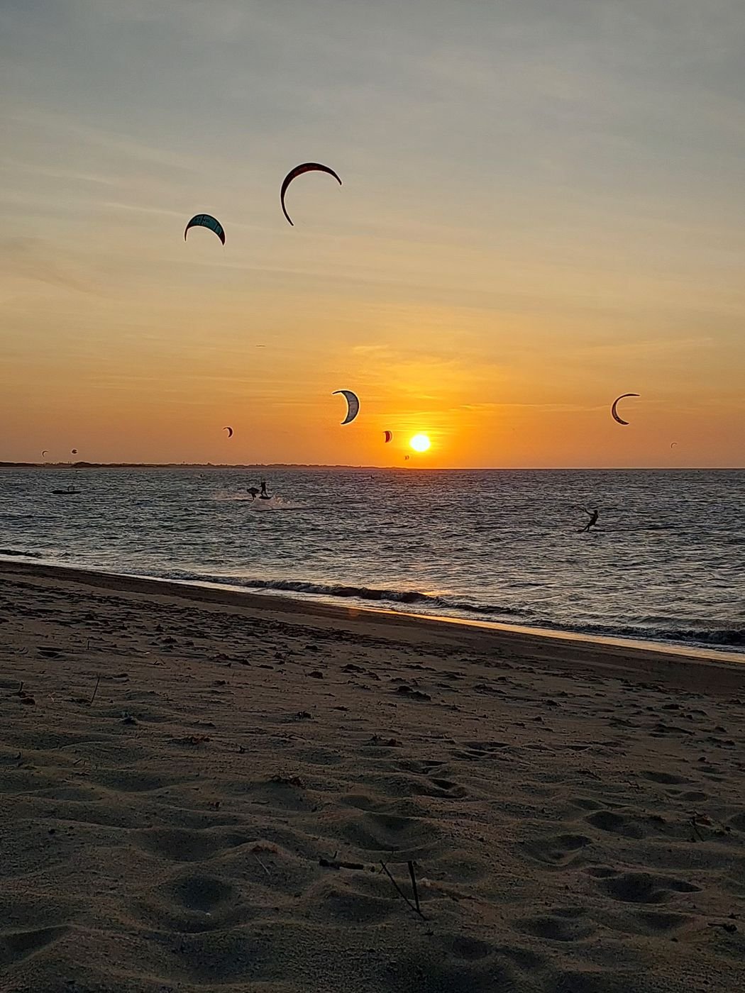 Barra Grande kitesurfers