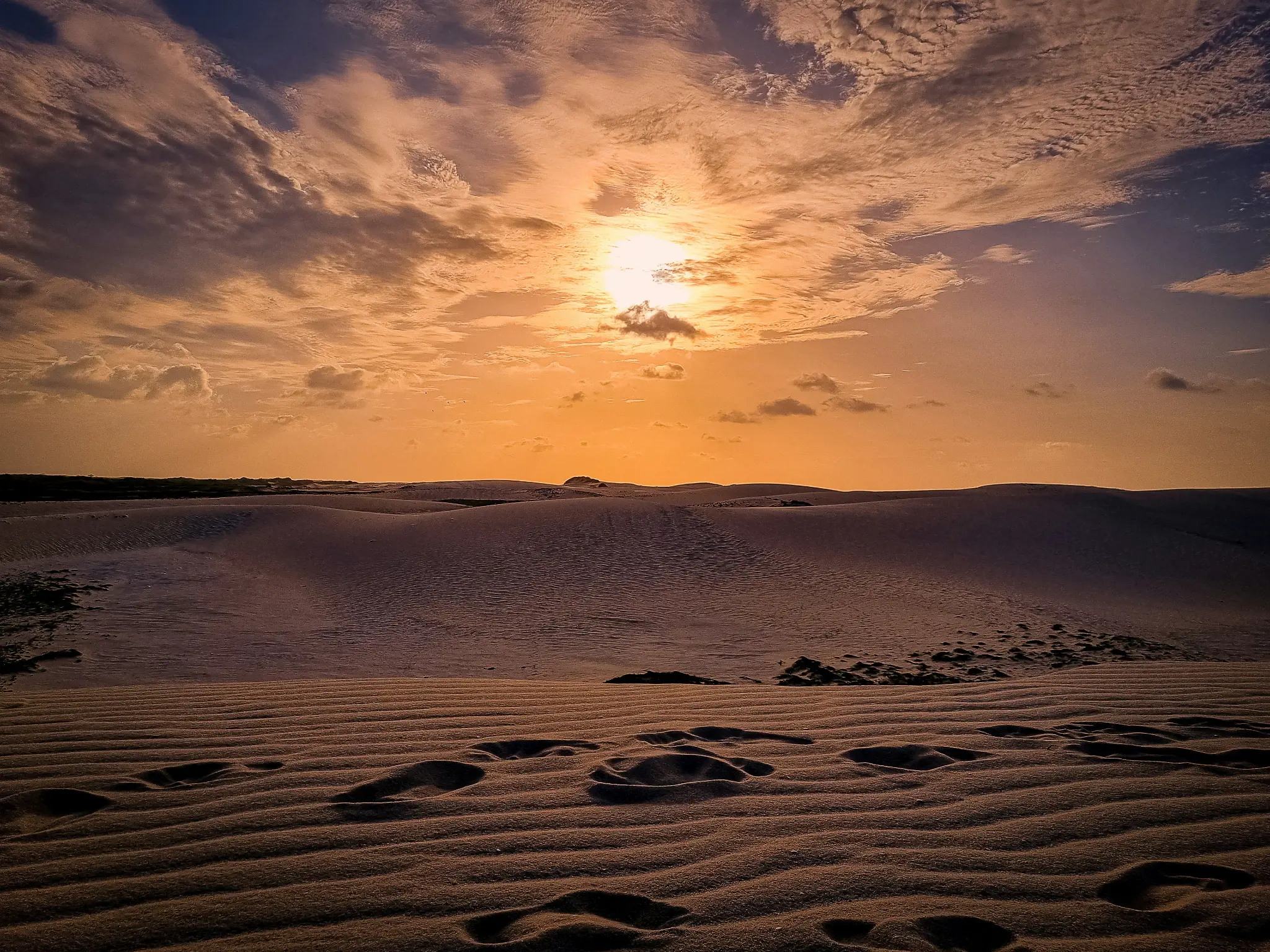 Dunes shaped by the Atlantic wind